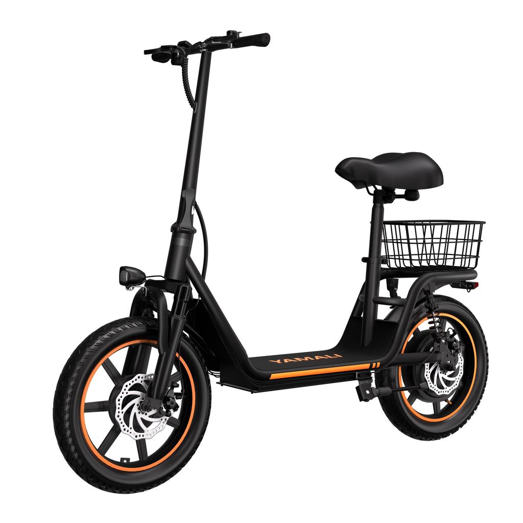 YAMALI X14 City Commuting Electric Scooter With Rear Frame 350W Motor 36V16AH Battery 14 Inch Multi Terrain Tires Outdoor Riding E-Scooter For Adult