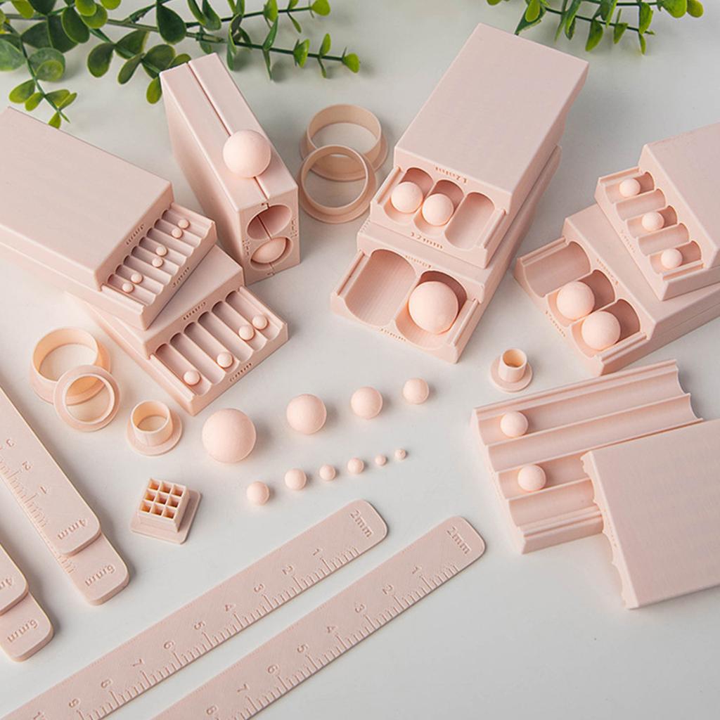 Multi Size Clay Sphere Forming Tool Kit High Quality Design Mold for Jewelry Making and Polymer Clay Creations