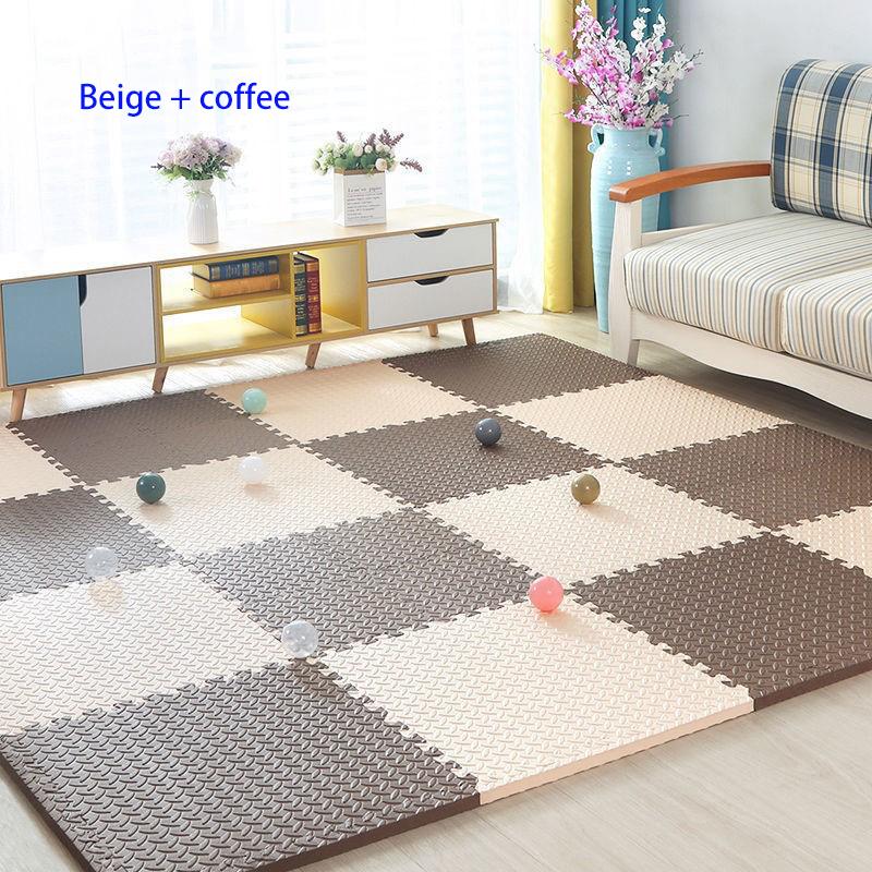 24pcs Xpe Spliced Thickened Foam Floor Mat Children's Baby Crawl Mat Absorbent Dirt Resistant Jigsaw Non-slip Floor Mat