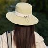 Outdoor sun protection hiking fisherman hat for women, spring and summer Korean version, versatile, face-slimming bucket hat, dual-use sun hat