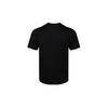 Nike Herren Schwarzer Rundhals Pullover Basketball Print Kurzarm T-Shirt