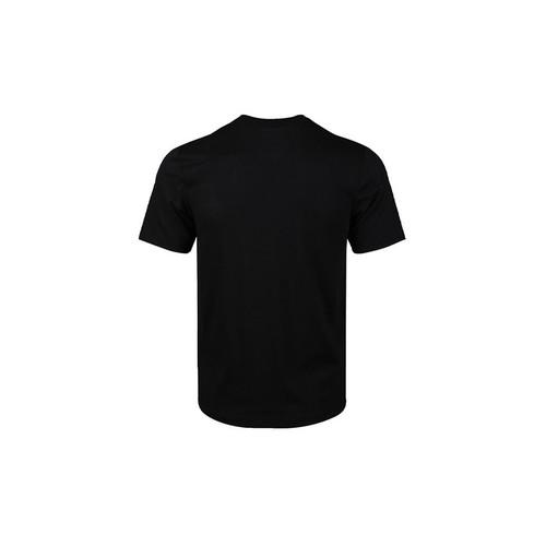 Nike Herren Schwarzer Rundhals Pullover Basketball Print Kurzarm T-Shirt