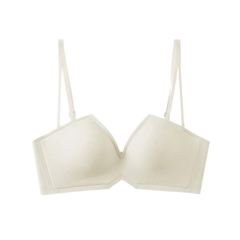 Traceless Steel-rimless Underwear Women's Small Breasts Are Gathered On the Side To Show a Large Lift, Secondary Breasts Are Closed