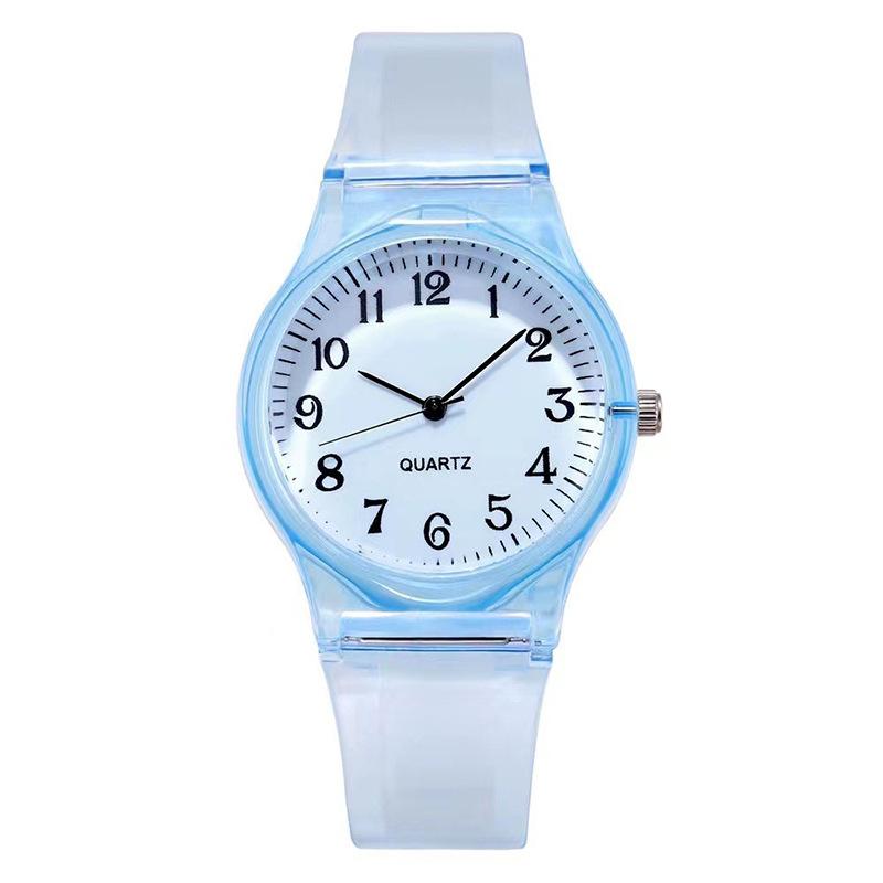 Fashion Watches Unisex Creative Transparent Rubber Clear Watches Student Watch