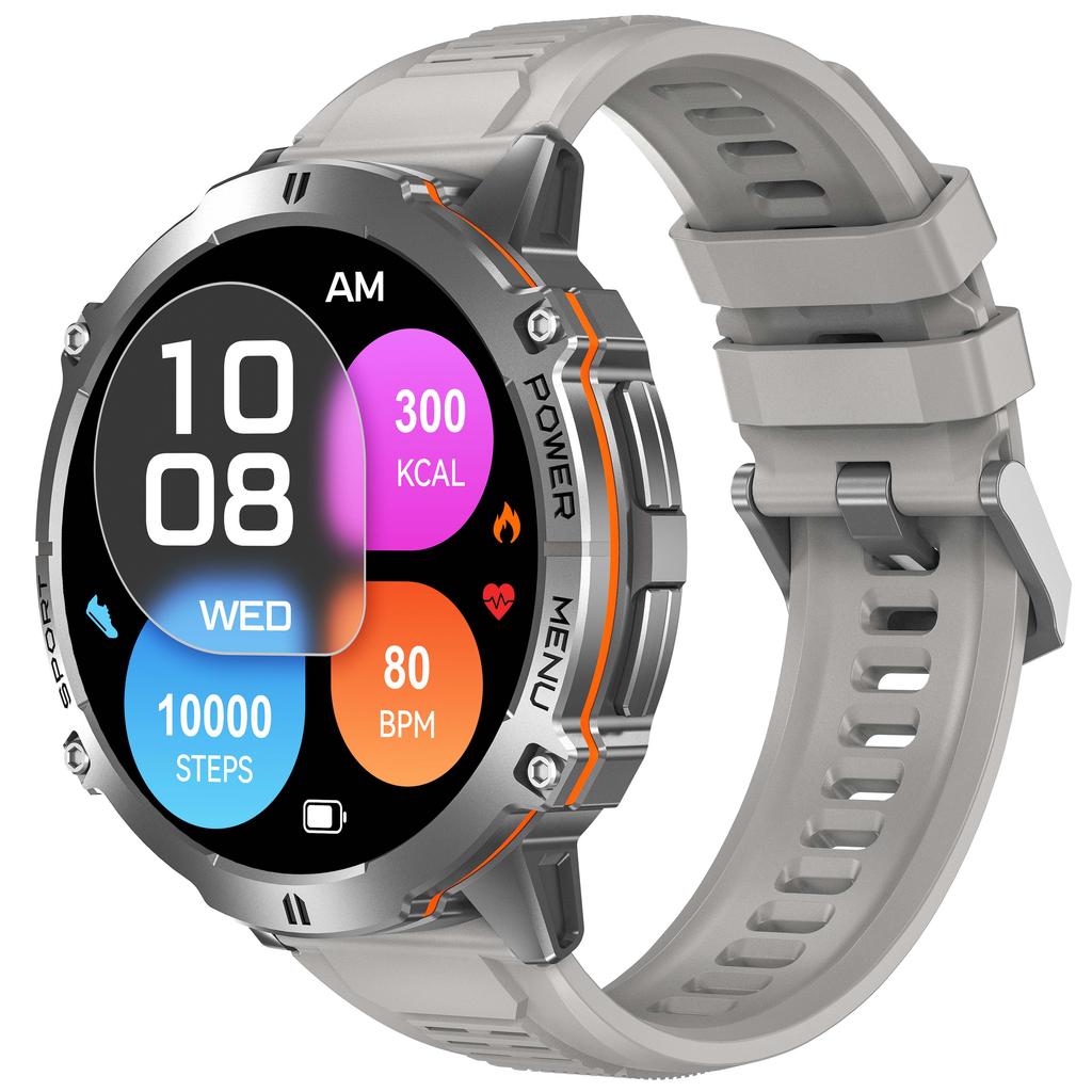 VALDUS Compass Barometer Magnetic Charging 1.73 Inch AMOLED Screen Smartwatch Breathing Training VD45 PRO Outdoor Smart Watch