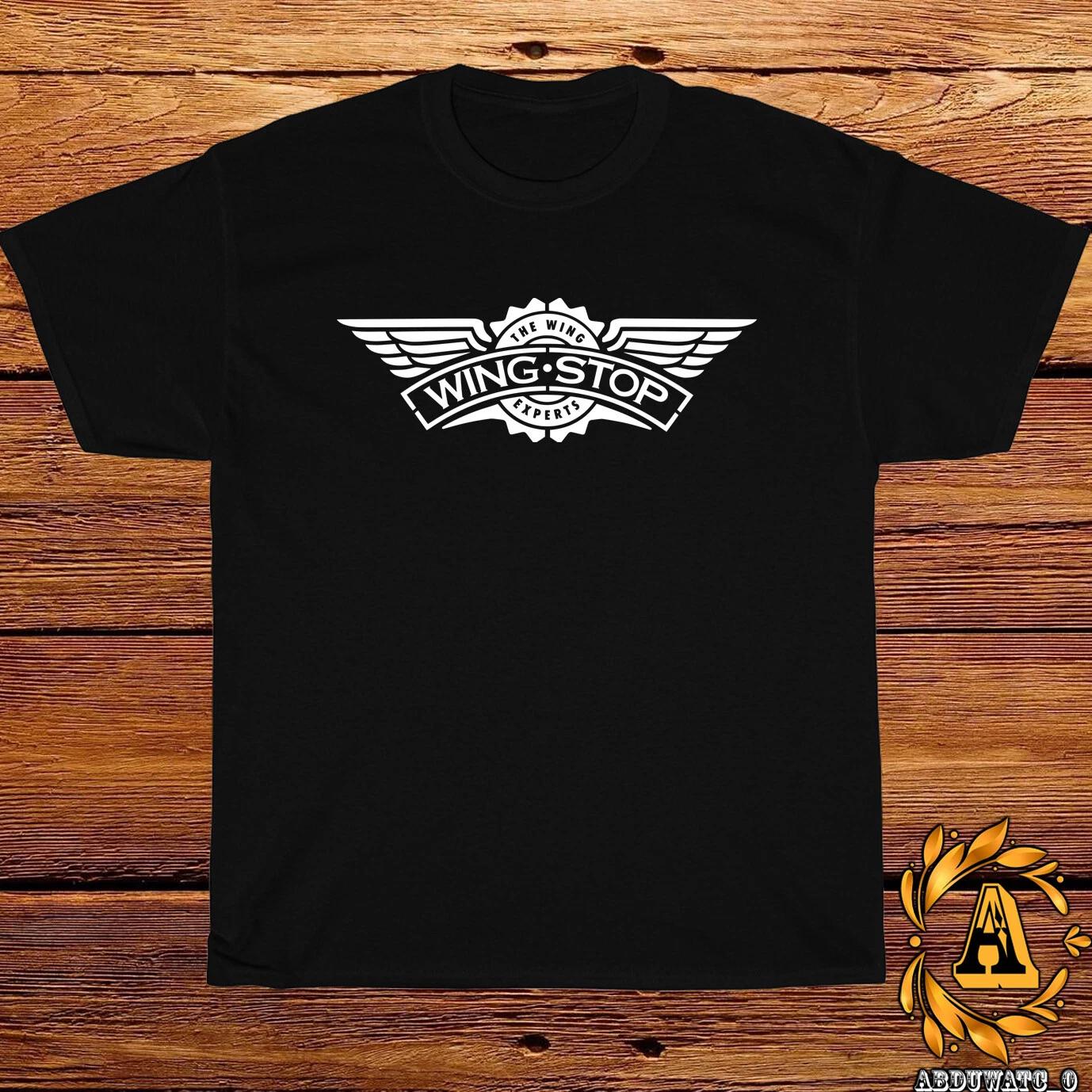 New Wingstop Restaurant Logo Black/Sport Grey/White/Navy/Red T-Shirt S-5XL XL