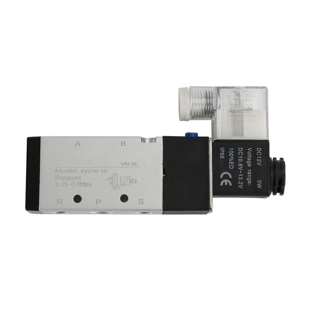 4V310-10 5/2-Wege PT3/8" DC 12V Pneumatisches Elektrisches Magnetluftventil