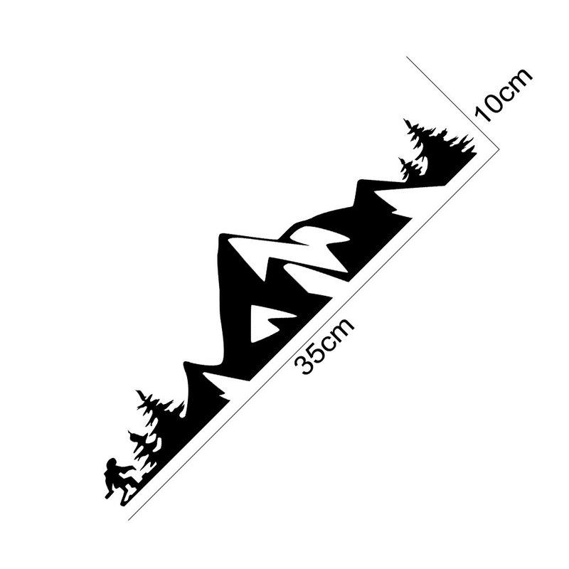 Car Stickers Pickup Whole Body Decals For Nissan Frontier VW Amarok Ford F150 Isuzu D Max Mountain Decor Cover Auto Accessories