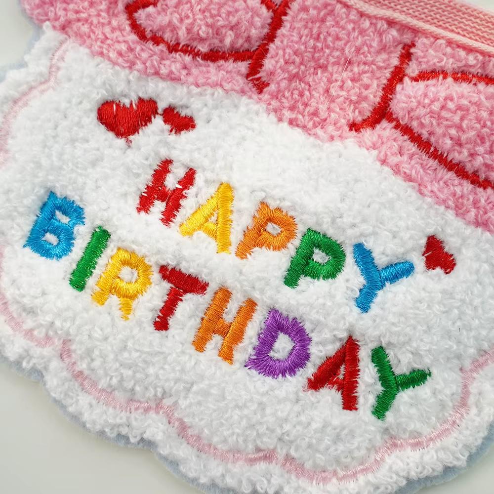 Pet Birthday and Halloween Party Hat, Bib, and Scarf Set for Dogs and Cats