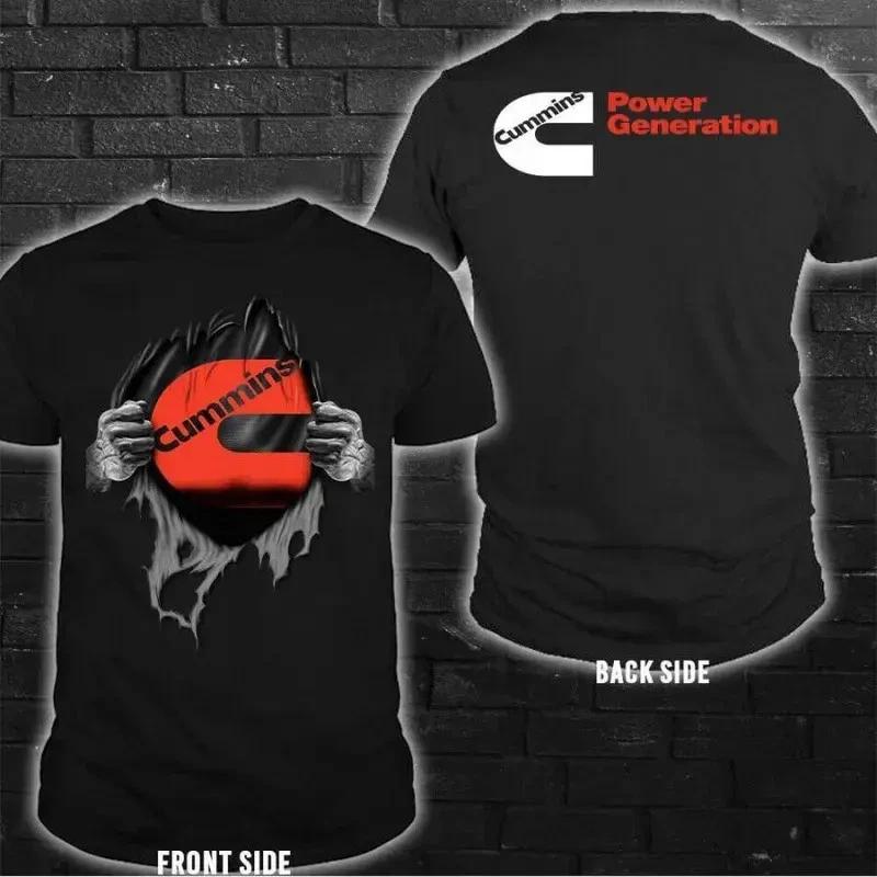 Cummins T-Shirt – Power Generation Logo & Diesel Engine Graphic, Cummins S