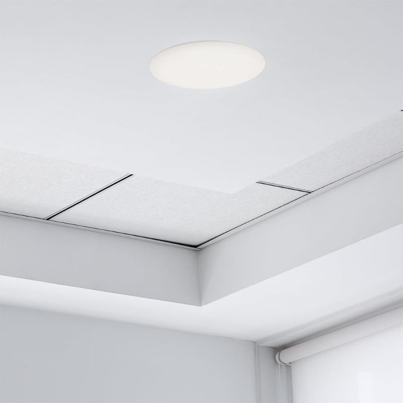 2Pcs Professional Electrical Box Cover with Concealed Screws Plastic Round Hole Cover Light Weight Ceiling Cover Plate