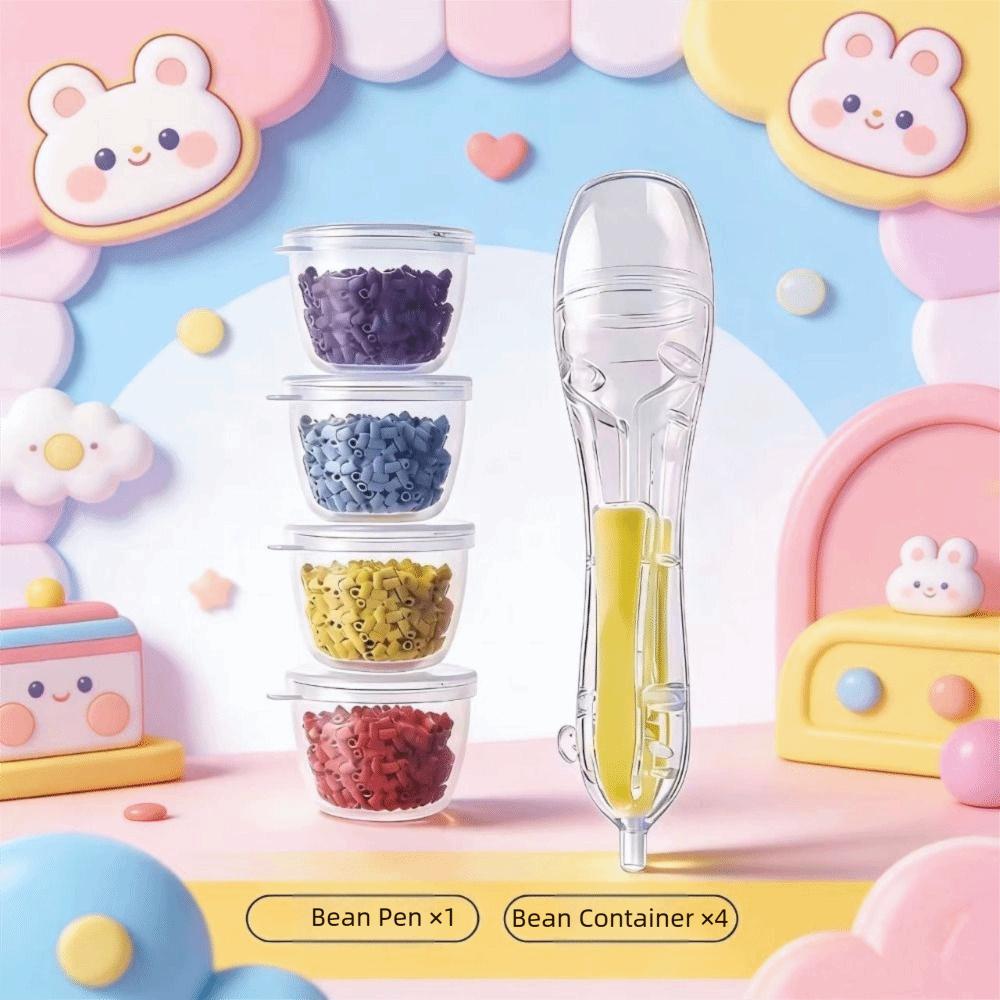 Automatic Automatic Bead Pen Press Bead Positioning Pen Perler Hama Beads Pen Children Gifts
