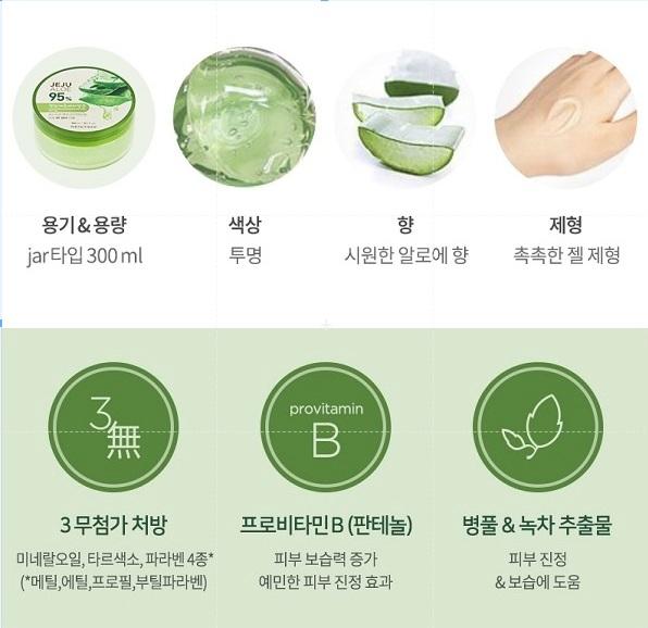 The Face Shop Jeju Aloe Fresh Soothing Gel 300ml