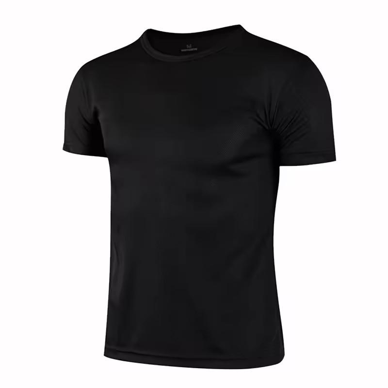 Men's Solid Color T-Shirt Breathable Casual Comfort 3D Printing
