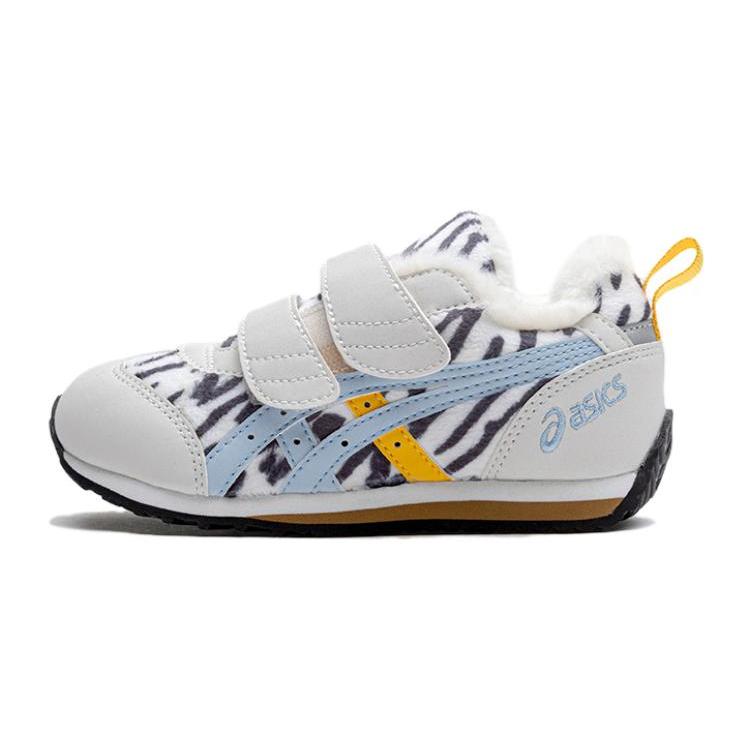 ASICS Cotla Comfortable Thermal Abrasion Resistant Breathable Kids Lifestyle Shoes Gray White 1144A349-020 29.5