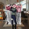 Naruto Sakura Haruno pattern Flannel Blanket, High quality Comfortable for All Seasons, Home Decor, Warmth and Comfort, Perfect for Gifts.