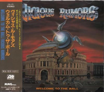 CD VICIOUS RUMORS  Welcome To The Ball AMCY272 Atlantic 1991 Japan Rock Used