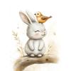 Boho Style Cartoon Animal Illustrations Posters Prints Canvas Painting Wall Art Picture Living Room Home Baby Room Nursery Decor