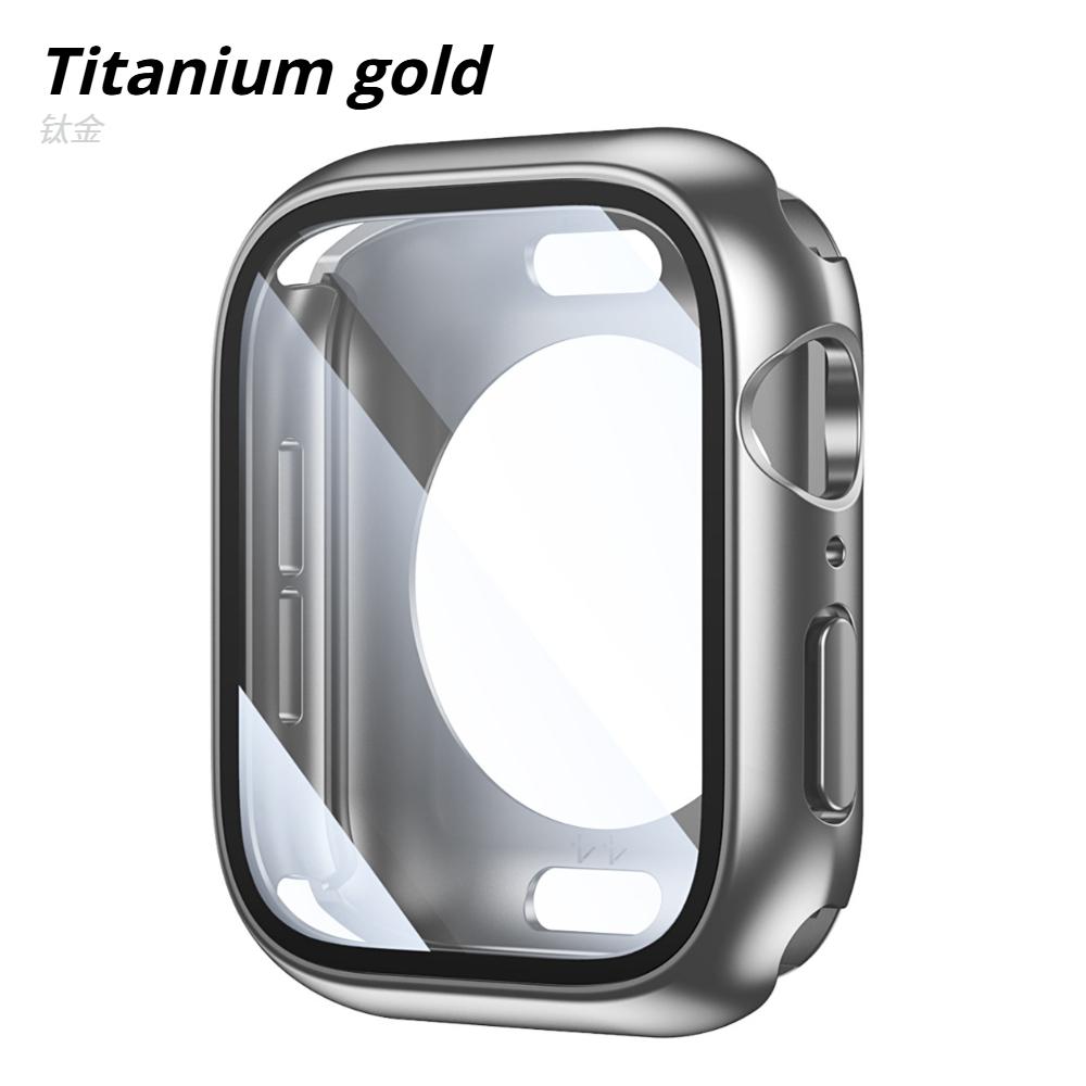 Screen Protector Cover For Apple Watch 46mm 42mm 45mm 40mm 41mm 44mm Ultra 49mm Hard Front Rear Bumper Case iWatch Series 11 10 9 8 7 SE 6 Accessories