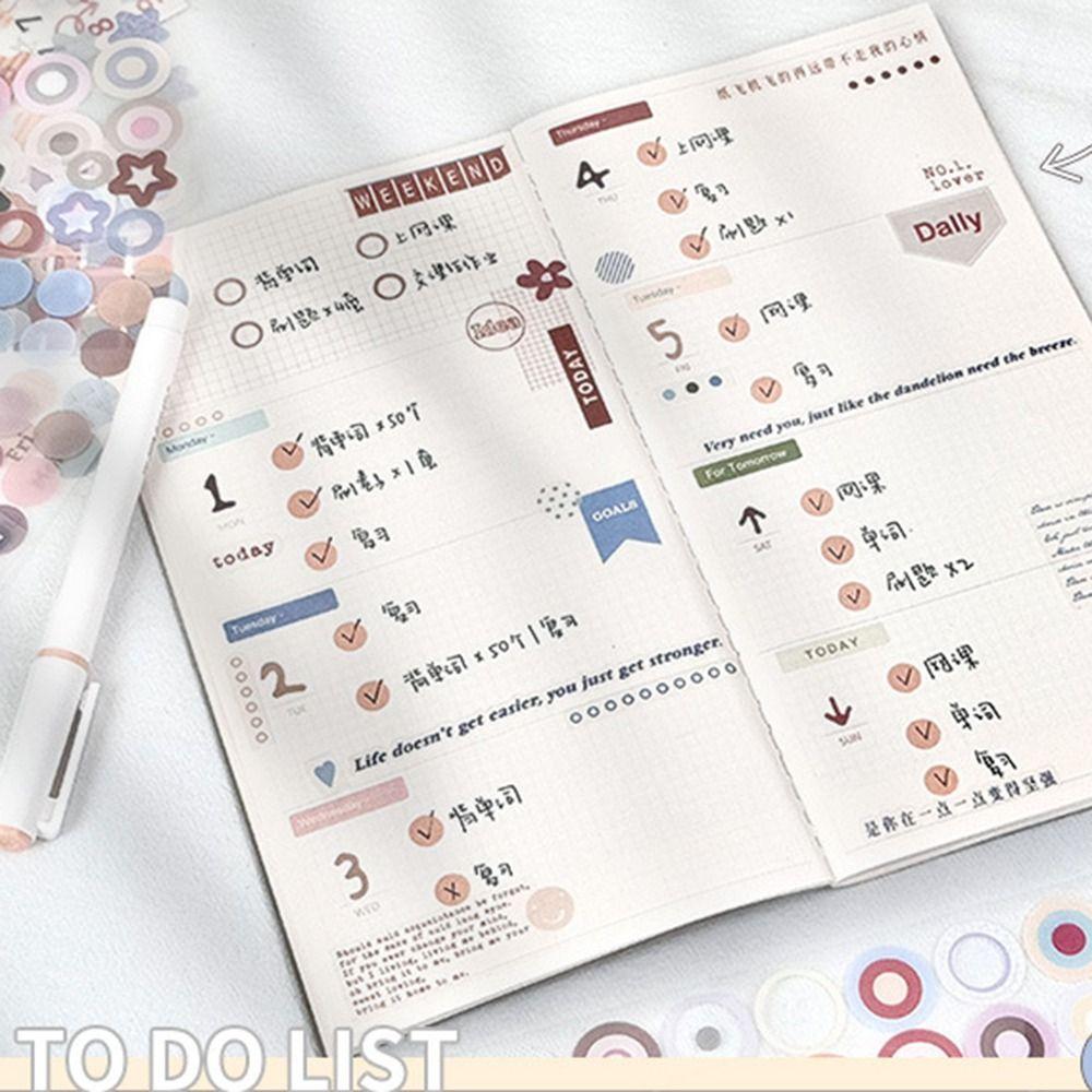 30Sheets Self Adhesive Scrapbook Stickers Creative DIY Decorative Sticker  Journaling