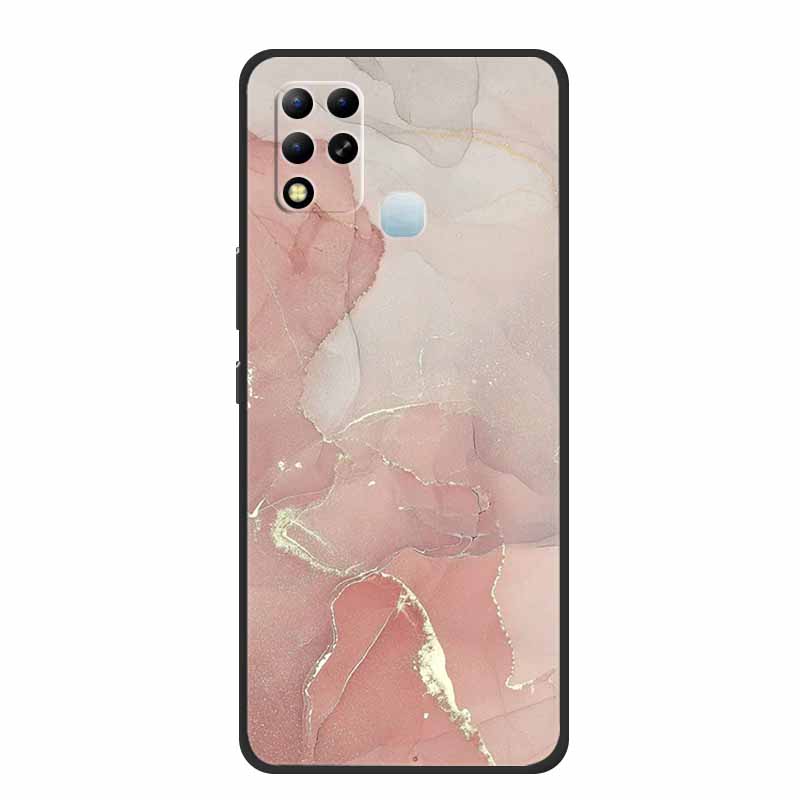 For Infinix Hot 11 G37 4G Case Marble Soft TPU Silicone Back Cover for Infinix Hot11 G37 X689F G 37 Protective Fundas Paras Etui