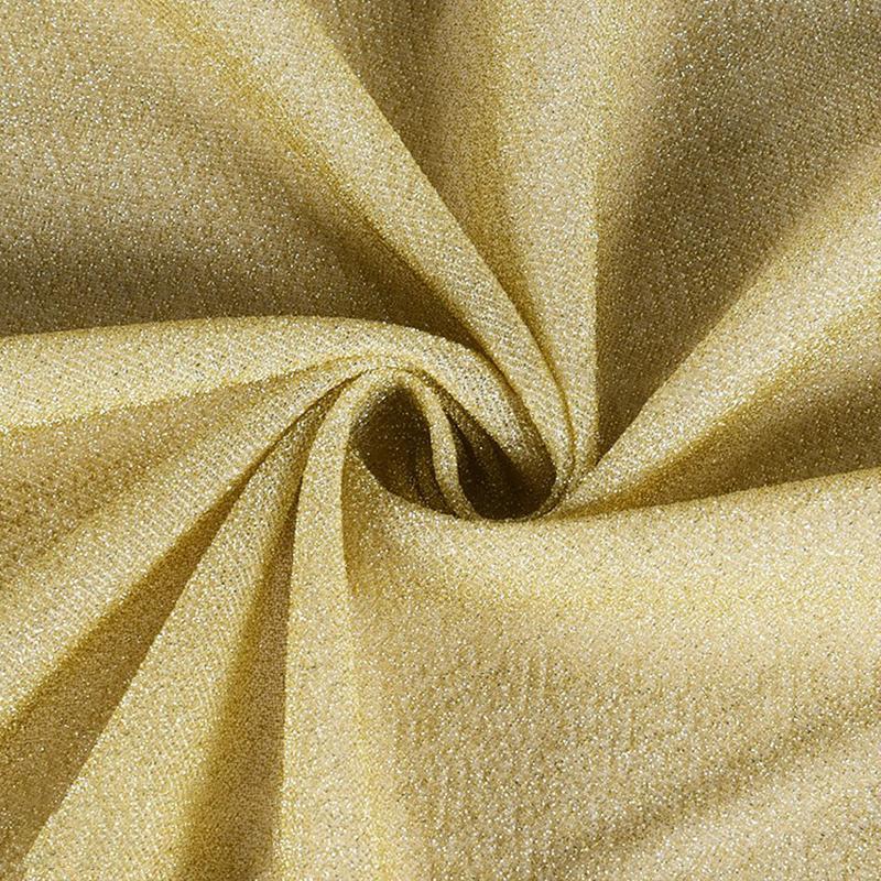 NEW Glitter Yarn Fabric Soft High Stretch Particles Starry Bright Cloth For Colorful Stage Costume Wedding Decor Textiles Fabric