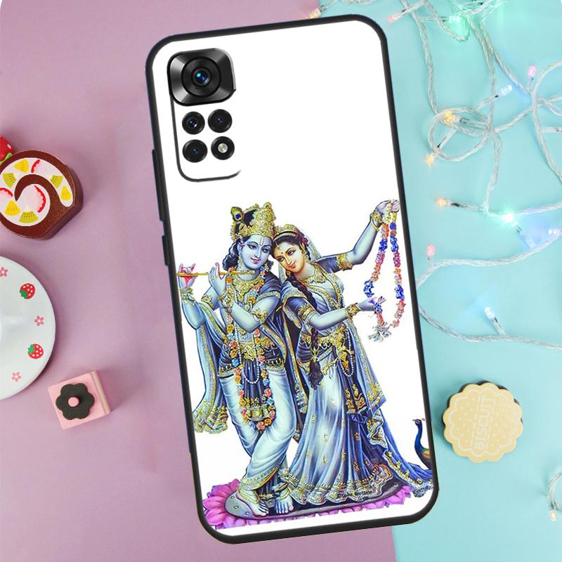 Lord Krishna Radha Case For Xiaomi Redmi Note 14 Pro 9 10 11 12 13 9S 10S 11S 12S Redmi 14C 10C 12C 13C Cover