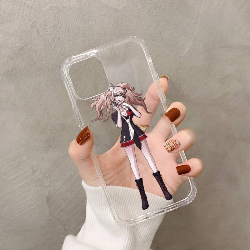 Danganronpa Junko Enoshima Monokuma Phone Case for iphone 13 11 12 pro XS MAX 8 7 6 6S Plus X 5S SE 2020 XR case
