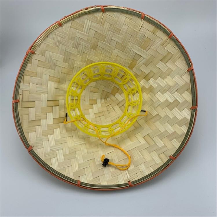 Asian Bamboo Weave Hat Provides Superior Comfort and Protection Ideal for Outdoor Tasks and Themed Celebrations
