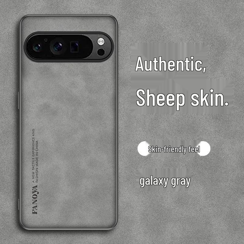 

Чехол Pixel9Pro XL Leather для телефона Google 8A Pixel9A - Защитный чехол из овчины 9/9Pro