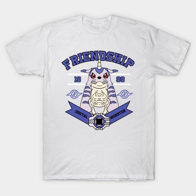 2026 Fashion Digimon Gabumon Evolution Pure Cotton Tshirt for Summer Mens and Womens Casual Short Sleeved Breathable Tshirt M