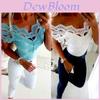 Camisetas de Encaje de Manga Corta de Calidad Premium para Mujer para un Estilo de Verano sin Esfuerzo