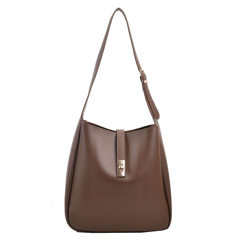 

Новая осенняя сумка для женщин в стиле ретро, простая легкая роскошная сумка через плечо, фактура, повседневная универсальная сумка через плечо, женская сумка