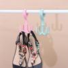 Shelf Storage Storage Hook Tie Holder 4 Hook Multifunction Rotating Four-claw Hook Plastic Hanger