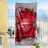 Arsenal Customize Text Beach Towel High Absorbency & Quick-Dry Portable for SwimmingBeachCamping Travel Beach AccessoriesGym