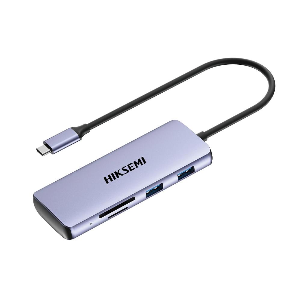 HIKSEMI USB Hub PD 100W 4K HDMI USB X USB Compatible Compatible Type-C 8-in-1 Charging, Output, 3.0 3, 2.0, SD/TF MacBook/Windows/Android