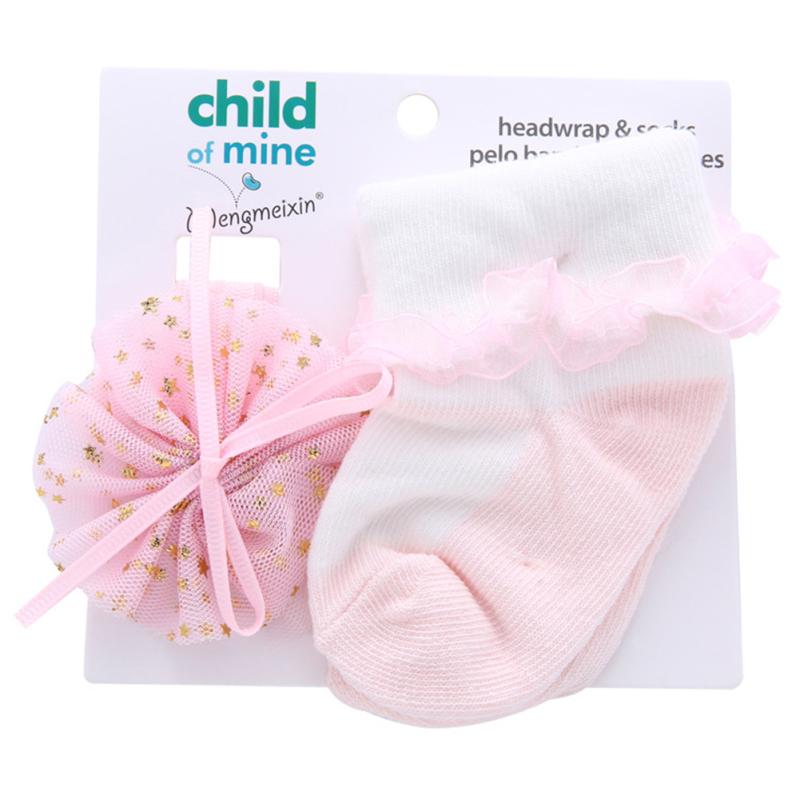 Baumwolle Kleinkind Neugeborene Socken Stirnband Sets Baby Mädchen Spitze Blumen Stirnband Babyparty Geschenke