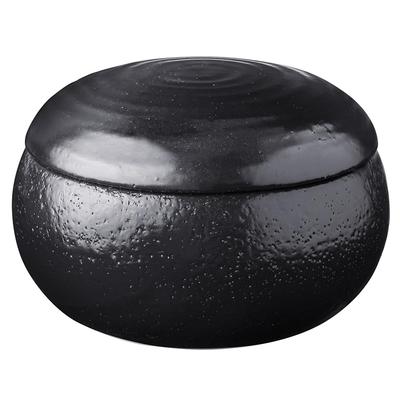Banko Ware Groß 3 Hergestellt Mikrowellenherd Hitze Genau Wie Frisch Stilvoll &NE NMT-306L-BK Ohitsu, Haretoke, Schwarz, Portionen, Reis, 1,5 Tassen, Japan,