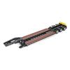Diecast Masters 1/50 Trail King TK120 s odnímatelnými černými stabilizačními podpěrami, dokončený odlévaný miniaturní model auta 71137