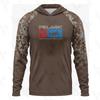 Men's PELAGIC Long-sleeved Hooded Fishing Suit With UV Sun Protection UPF50 + Luya