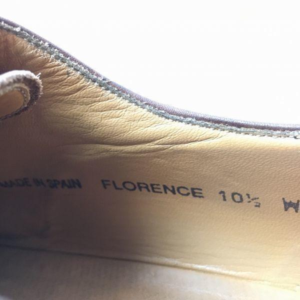 Vintage Mezlan Made In Spain Semi Brogue Cap Toe Shoes Brown Size 10.5M 28.0-28.5 Men's(USED)