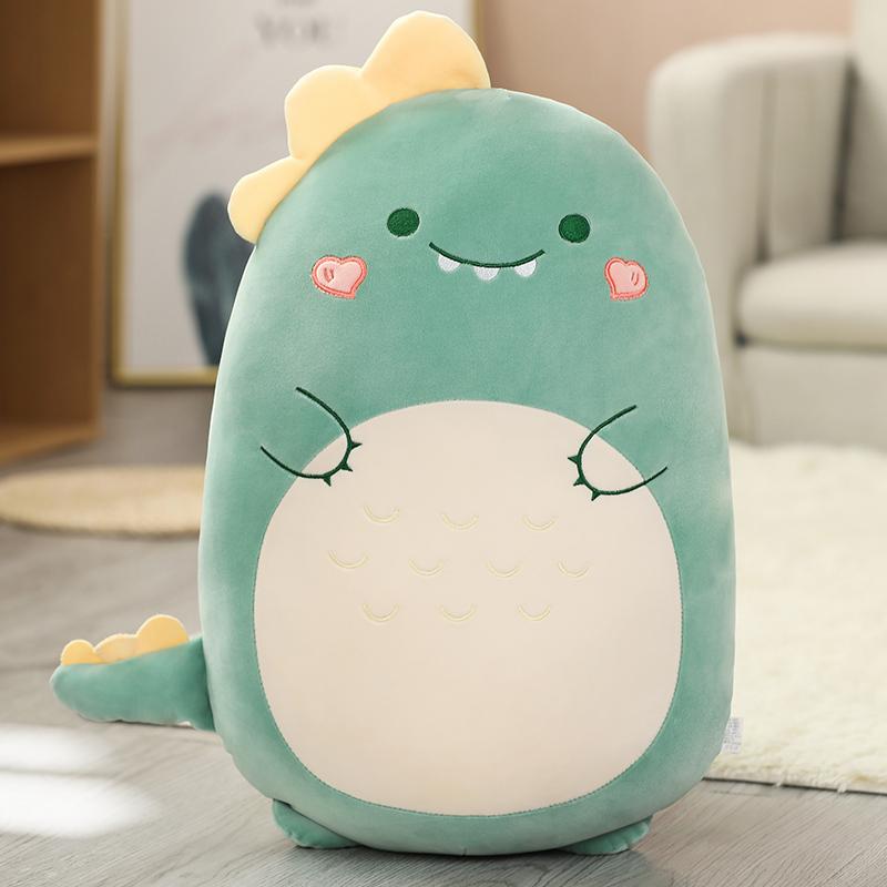 45~80cm Stuffed Cartoon Huggable Animal Doll Unicorn Dinosaur Pig Soft Plush Toy Lovely Buddy Kids Gift
