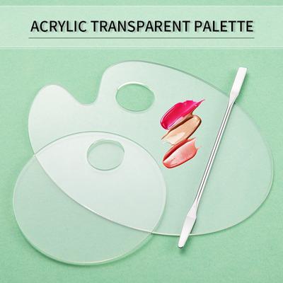 Transparente Acrylpalette Mischstab Make-up Malerei Nagellack Gemischte Werkzeuge Set