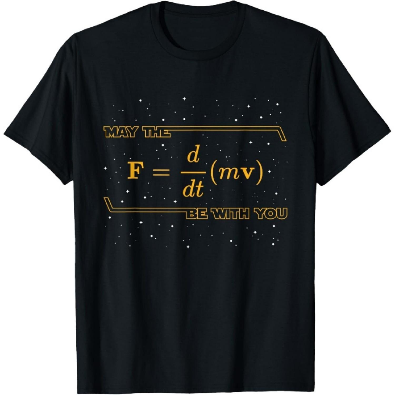 May The F mBe with You - Funny Physics Geek T-Shirt S