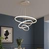 Nordic Modern Golden Ring Chandelier for Living Room, Duplex, Lobby, Bedroom, or Restaurant.