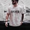 Diver 200 Bar Funny T-Shirt Men Summer Summer Wide Array Shirt Short Sleeve Streetwear Top