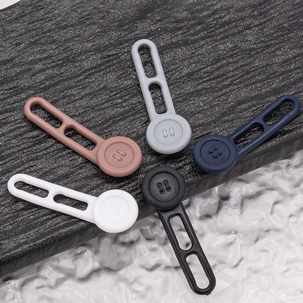 10Pçs Expandidores de Botão Elásticos para Camisas Extensor de Gola Alívio de Gola Colares Apertados para Camisa Vestido Calças