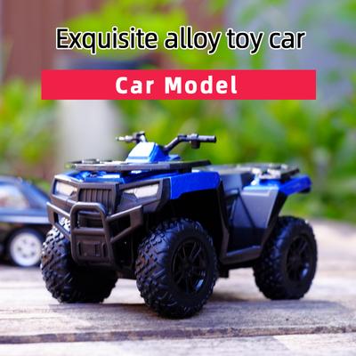 RMZ CITY ATV Pojazd Terenowy Plażowy Terenowy Stop Odlewany Model Samochodu Zabawka Z Napędem Pull Back Dla Dzieci Prezenty Kolekcja Zabawek