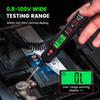 KAIWEETS 0.8V-100V DC Smart Automotive Test Light, Buzzer Circuit Tester with Sharp Probe, Bidirectional Voltage Tester with Flashlight, Electric
