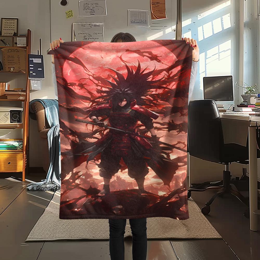 1 pièce Couverture en Flanelle Imprimée Dessin Animé, Haute Qualité Confortable pour Toutes les Saisons, Décoration de Maison, Chaleur et Confort, Parfait pour un Cadeau de Noël ou d'Anniversaire